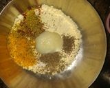 A picture of step 2 of Yummy gatta sabji.