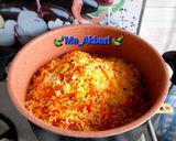 عکس مرحله 3 از دستور ☘️مراحل پخت هویج پلو زعفرونی با مرغ تکه ای و زرشک