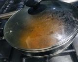 A picture of step 4 of Same ki phali ke salan.