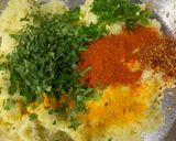 A picture of step 7 of Masala dosa.