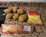 Foto del paso 1 de la receta: Gratín de patata con solomillo de cerdo