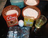 Foto del paso 1 de la receta: Galletitas navideñas de cacao sin mantequilla