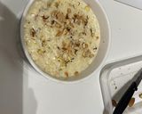 A picture of step 5 of Laziza kheer mix.