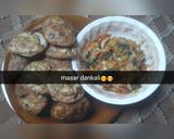A picture of step 1 of Masar dankali da souce din hanta.