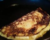 Foto del paso 7 de la receta: Omelette de plátano maduro para desayunar... 😘🍌🧀🥓🥚🍳🍌😘