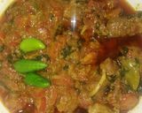 A picture of step 5 of Gajar methi gosht.