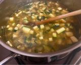 Cukkinifőzelék SerranoMorzsával recept fázis 2 fotója