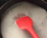A picture of step 2 of Corn flour halwa.