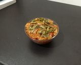A picture of step 3 of Baingan (brinjal) bhartha.