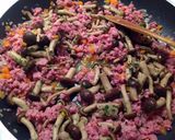 Foto del passaggio 4 della ricetta Gnocchi con ragù bianco di tastasale e pioppini, con crema di porro