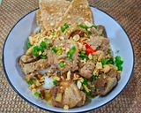 Hình bước làm 4 của món Mì Quảng Gà
