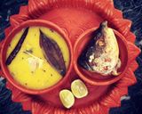 মাছের মাথা দিয়ে মুগডাল (macher matha diye moongdal recipe in Bengali) রেসিপির ধাপ 3 ছবি