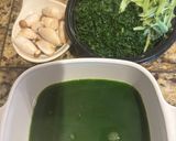 Hình bước làm 1 của món Canh Kale nấu nấm đậu non