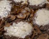 Swiss Mushroom Onion Sirloin Burgers in a Beef Reduction recipe step 6 photo