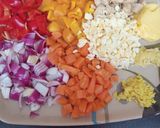 A picture of step 1 of Oriental chinese fried rice recipe.