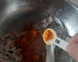 A picture of step 2 of Bindi curry.