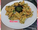 A picture of step 4 of Palak pakoray.