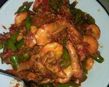 Foto langkah ke 9 dari resep Udang pedas manis buncis kriuk.