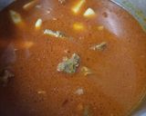 A picture of step 5 of Arvi gosht.