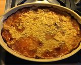 Une image de l'étape 5 de Crumble de rhubarbe à l orange.
