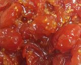 A picture of step 4 of Tomato Basil Jam.