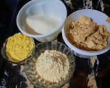 A picture of step 1 of Suji ka Halwa.