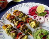A picture of step 6 of Paneer Tikka.