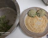 A picture of step 5 of Brocolli Fritters.