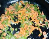 A picture of step 1 of Cheesey egg noodles.