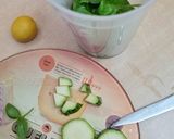 Foto del paso 2 de la receta: Licuado verde de albahaca, zucchini y limón 🌱 🥒 🍋 Batido multivitamínico y detox 🏃🏻‍♀️