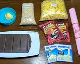 Foto langkah ke 1 dari resep Coklat Beng Beng Kacang Tanah dan Corn Flakes (197).