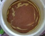 A picture of step 7 of Simple home backed oil cake without an oven.