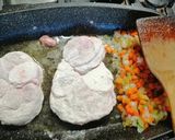 A picture of step 3 of Ossobuco with Vegetables.