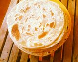 A picture of step 4 of Cardamom chapati.