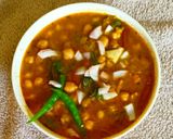 A picture of step 4 of Kabuli Chana Chole.