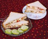 A picture of step 4 of Vegetable Sandwich.