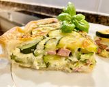 Foto del paso 14 de la receta: Pastel con calabacín y salchichas “sin gluten” (Cake with zucchini and “gluten-free” sausages)