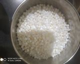A picture of step 1 of Farali dhokla.