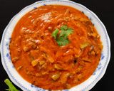 A picture of step 5 of Kathiyawadi Guvarfali.