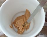 A picture of step 2 of Simple peanut butter sauce.