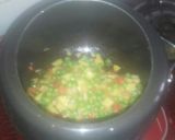 A picture of step 1 of Veg pulao.