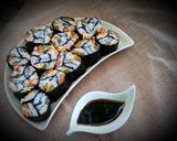 Hình bước làm 5 của món Sushi sắc màu cho bé