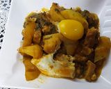 صورة لخطوة 3 من وصفة طاجين البطاطا بالسلق بنين 😋😋😋