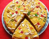 A picture of step 5 of Mango Semolina Cake (Eggless).