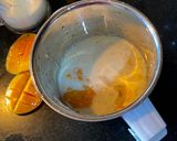 A picture of step 1 of Mango Delight Milk Shake.