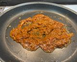 A picture of step 6 of Paella with Secreto Pork and Rice.