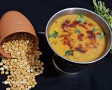 A picture of step 4 of Chana dal Tadka.