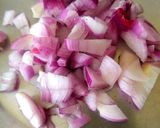 A picture of step 2 of Chettinad Aloo fry.