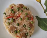 A picture of step 10 of Soya Pulao.