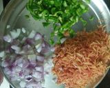 A picture of step 6 of Suji ki kachodi.